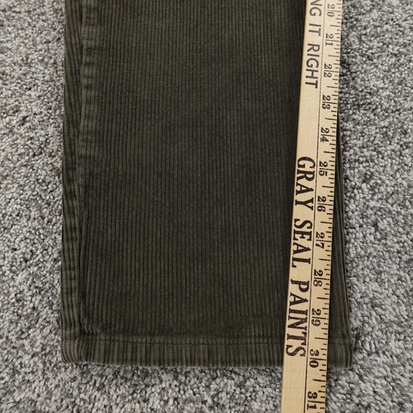 Woolrich Pants Womens 8 Brown Corduroy Cord Chino Trouser High Rise Straight - Picture 3 of 9